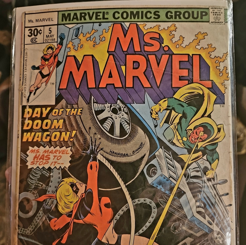 Ms. Marvel Day of the doom wagon..Marvel comics..